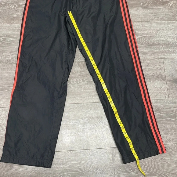 Adidas Vintage Mesh Lined 3 Stripe Track Windbreaker Pants AUZ001 Large - Picture 10 of 16